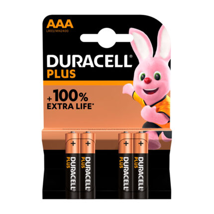 PILA ALKALINA PLUS POWER AAA - LR03 1,5V (BLISTER 4 unid.) Ø10,5x44,5mm