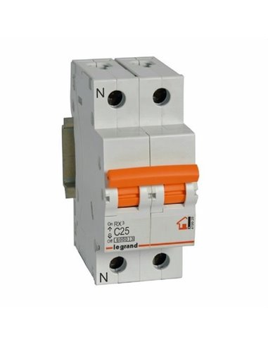 MAGNETOTÉRMICO VIVIENDA RX3 1P + N 6kA 32A